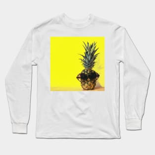 Green Pineapplen Fruit Long Sleeve T-Shirt